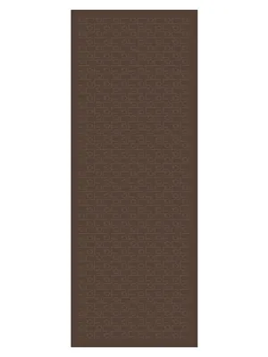 Qef İpek Jakar Monogram Şal Soft Kahve
