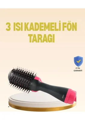 Sbus Shop 3 Isı Kademeli 1200W Saç Şekillendirme Fırçası.