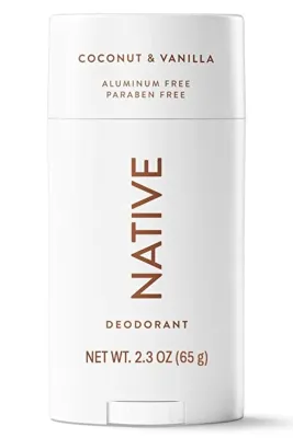 Native Coconut & Vanilla Alüminyumsuz Stick Deodorant 65GR