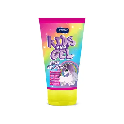 HOBBY Çocuk Unicorn Ve Kıvır Kıvır Saç Jölesi 150 Ml