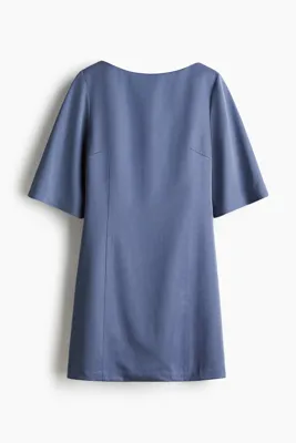 H&M Kayık Yakalı Elbise