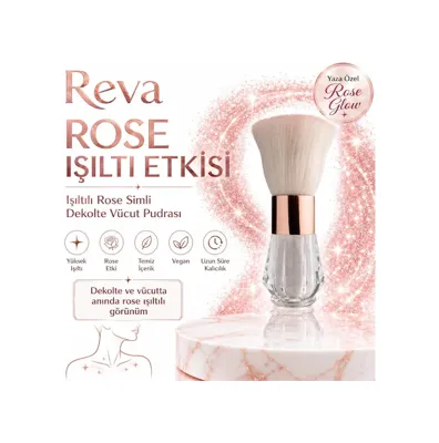 Diğer Işıltılı Rose Simli Dekolte Vücut Pudrası - Rose Explosion For Decolette - Vegan & Temiz İçerik Diğer