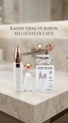 Eco Lounge Yüz ve Kaş Epilatörü Tüy Alma Aleti Pratik Kullanım