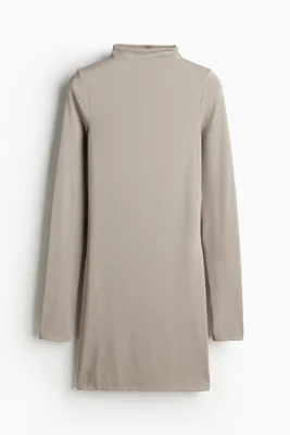 H&M Yarım Balıkçı Yakalı Mini Elbise