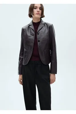 MANGO Woman Siyah Kadın Pantolon 77035663