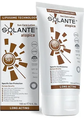 Solante 8699278480021 150ML Atopica SPF50 1 Paket