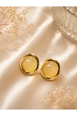 JEWELRY NOVA LİNE Vintage Taşlı Küpe