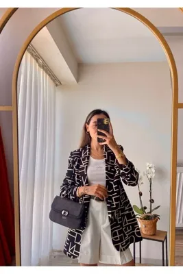 Robin Desenli blazer ceket