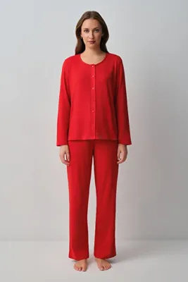 SUWEN Sweet Pamuklu Pijama Takımı