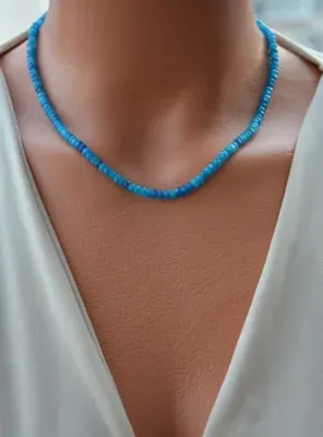 Stoneage Jade Kolye - Cok renkli - Stoneage