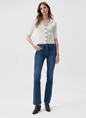 Mavi  Kadın Pamuklu Denim Pantolon 101225-80680