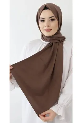 Mides scarf Pamuk Cazz Şal Kahverengi