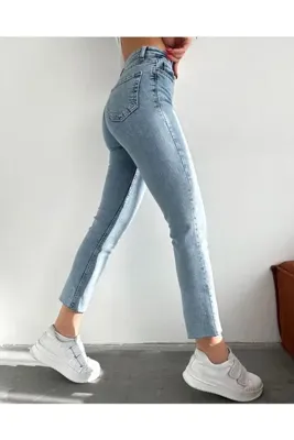 Rich Star Kesik Paça Mom Fit