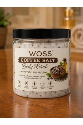 Woss Coffee Salt Body Scrub 300 GR