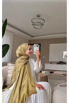 fleur scarf Halka Desen Premium Şal
