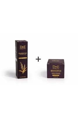 D&E COSMETIC MİCELLAR TONİK PED 60’LI VE PİRİNÇ ÖZLÜ TONİK KREM 100 ML