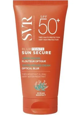 SVR Sun Secure Blur Teinte Aşırı Duyarlı Ciltler Için Renkli SPF50 Güneş Kremi 50 ml