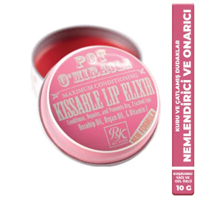 Ruby Kisses Pot O Miracle Dudak Nemlendiricisi - Kuşburnu 10 gr