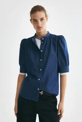 H&M Kabarık Kollu Bluz