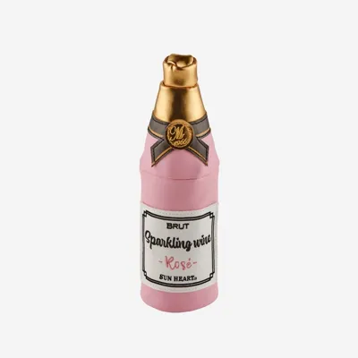Yup! Pembe Suni Deri Şampanya Makyaj Çantası 6,5x23 cm
