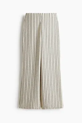 H&M Geniş Krinkle Pantolon