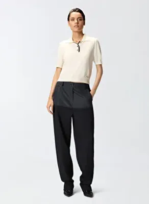 Pinko Beyaz Kadın Baskılı Kazak 105450