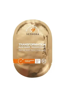 Sephora Collectıon Dönüşüm Maskeleri - Işıltı verici hidrojel göz maskesi - C Vitamini - C vitamini (1 çift)
