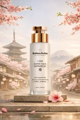 Robin&Robin LISA Super Hair Japon Tsubaki Yağı ve Jojoba içeren Saç Bakım Yağı