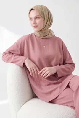 Silk Home Soft Eşarp Geometrik Yağ Yeşili