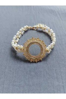 GEZERGOLD TAKI Incili Çeyrek Bileklik