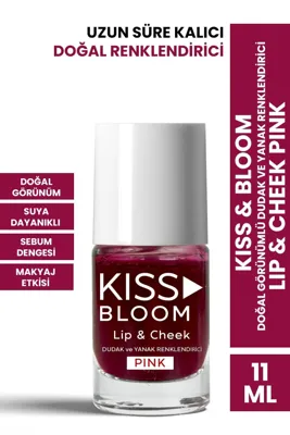 PROCSIN Kiss & Bloom Doğal Görünümlü Dudak ve Yanak Renklendirici Lip & Cheek Pink 11 ml