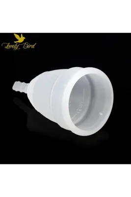 Lovely Bird Menstural Cup Fda Onaylı Medikal Slikondan Yapılmış, Regl Kabı - Small Beden-beyaz