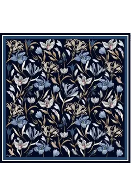 Armine Sport Eşarp - 8825-80 Koyu Lacivert
