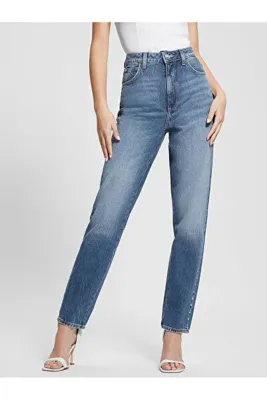 Guess Mom Kadın Relaxed Fit Jean