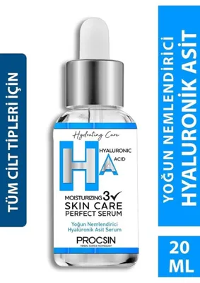 PROCSIN Hyaluronik Asit   Karşıtı Nemlendirici Serum 20 ml 8697863680924