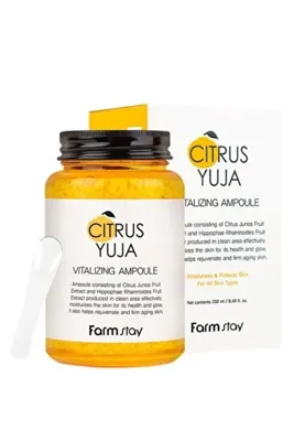 Farmstay Farm Stay Citrus Yuja Vitalizing Ampoule 250 ml C Vitamini Içeren Ampul