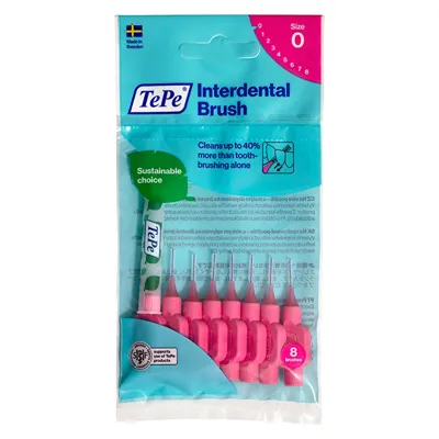 Tepe Diş Ara Yüz Fırçası Pembe 0.4 mm