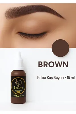 HD Beauty Pigments Kalıcı Makyaj Boyası Mikroblading/micropigmentation Pigment Kaş Boyası 15 ml