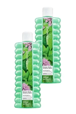 AVON Senses Water Mint Nane ve Salatalık Kokulu Banyo Köpüğü 500 Ml. İkili Set