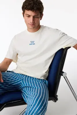 Penti Erkek Refined Çizgili Oversize Pantolon Kısa Kollu Pijama Takımı