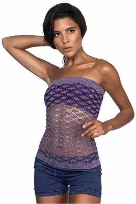 AMORA SECRET Mor Mı Emay 5034 Fantazi Büstiyer Atlet Korse