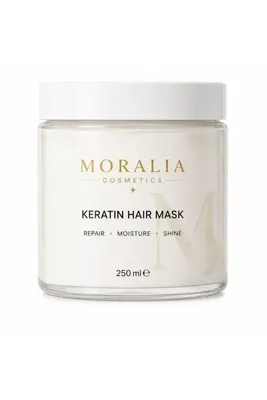 Moralia PREMİUM KERATİN HAİR MASK, Nemlendirici, Onarıcı, parlatıcı, Güçlendirici 250ml