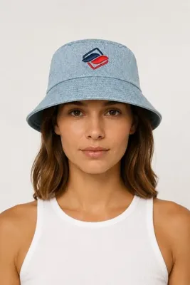 İcone Bag Yıkamalı Denim Bucket Şapka