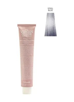 Nook Virgin Color Profesyonel Saç Boyası 100ml-pastel Çelik Mavisi/dumanlı Mavi Pastel- Okyanus Gri