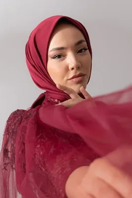 Silk Home Düz Renk Twill Eşarp