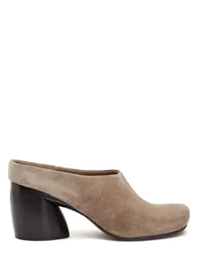 Loewe Oval Kahverengi Kadın Süet Terlik