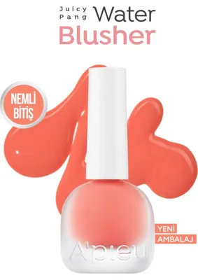MISSHA Meyve Özlü, Nemli ve Parlak Bitişli, Doğal Görünümlü Likit Allık APIEU Juicy-Pang Water Blusher CR01