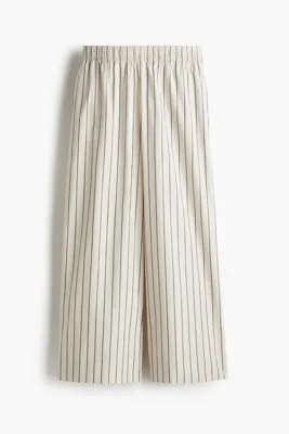 H&M Pamuklu Bilek Boyu Pantolon