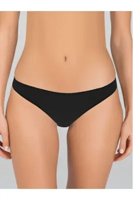 Kom Kadın Siyah Lara Dikişsiz Bikini Külot