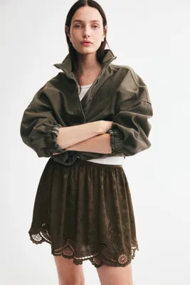 H&M Jacquard-weave A-line skirt